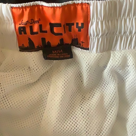 Purple white and green swim shorts - Picture 4 of 4